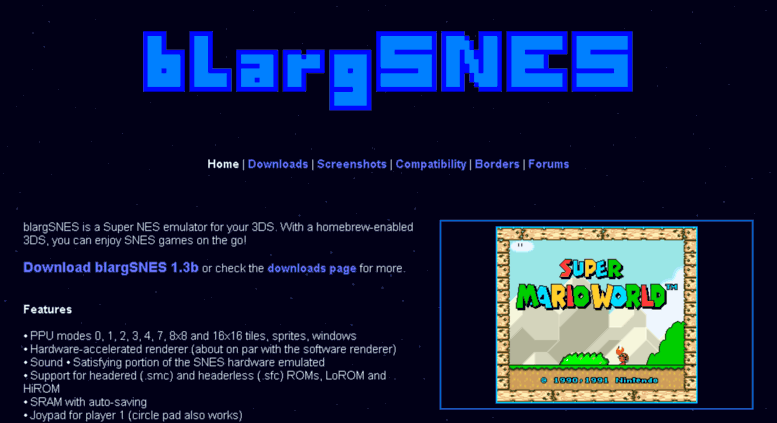 how to install blargsnes on 3ds